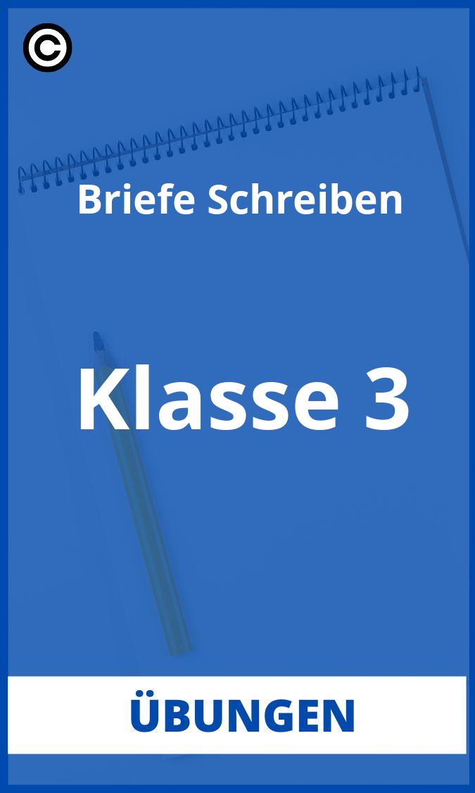 Briefe Schreiben 3 Klasse Übungen PDF