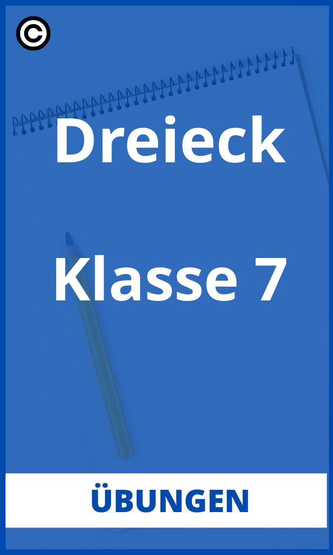 Dreieck Übungen Klasse 7 PDF