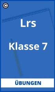 Lrs Übungen Klasse 7