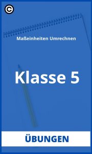 Maßeinheiten Umrechnen Übungen 5 Klasse