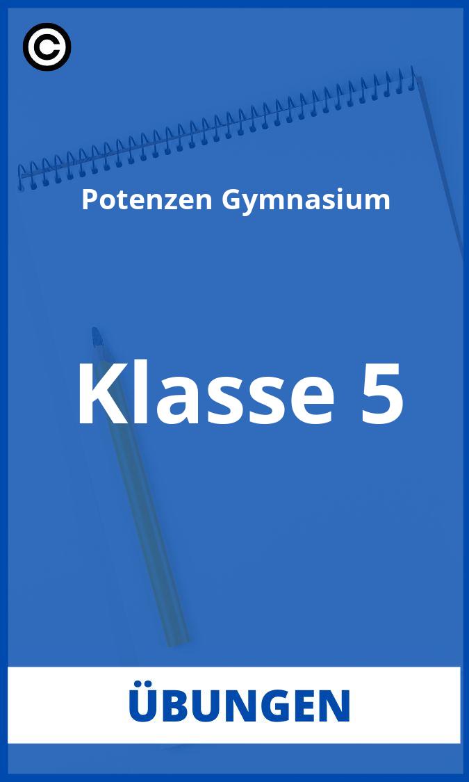 Potenzen Übungen Klasse 5 Gymnasium PDF