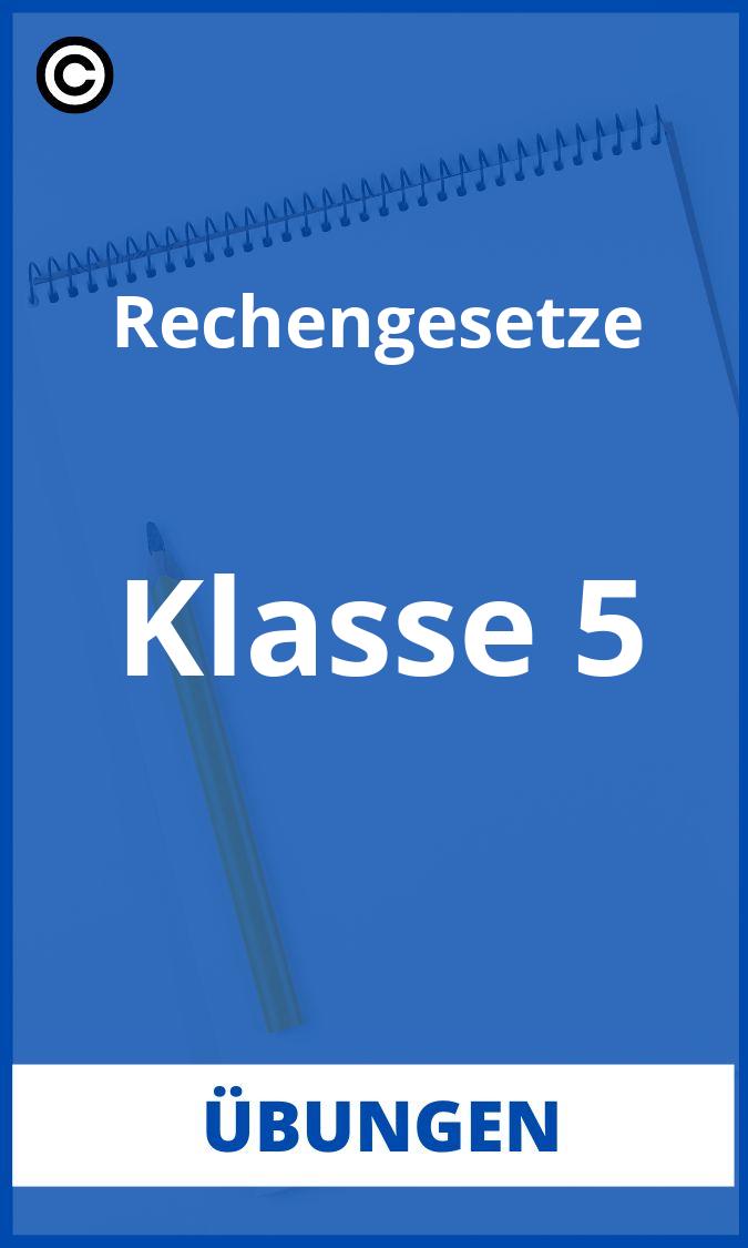 Rechengesetze Klasse 5 Übungen PDF