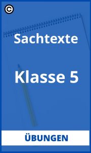 Sachtexte Klasse 5 Übungen