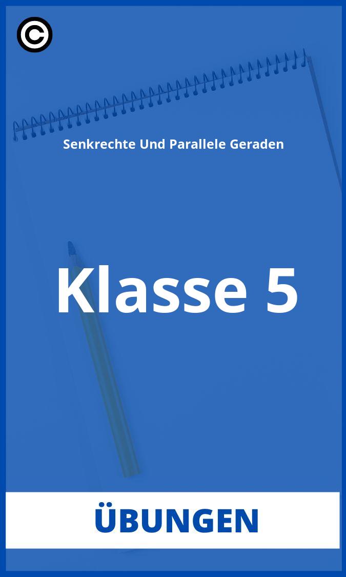 Senkrechte Und Parallele Geraden 5 Klasse Übungen PDF