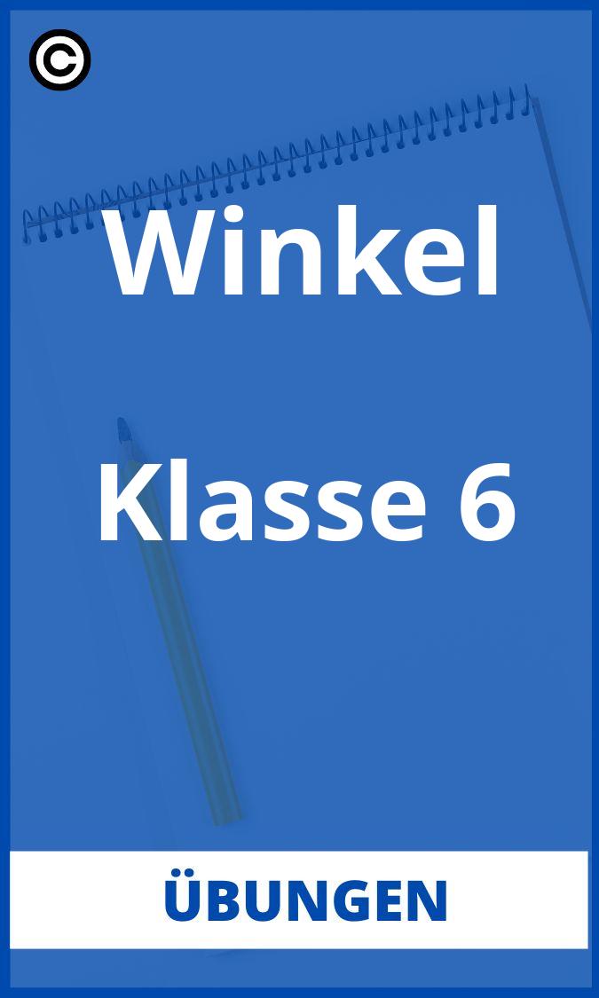 Winkel 6. Klasse Übungen PDF