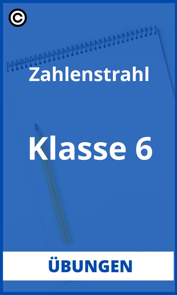 Zahlenstrahl Übungen Klasse 6 PDF